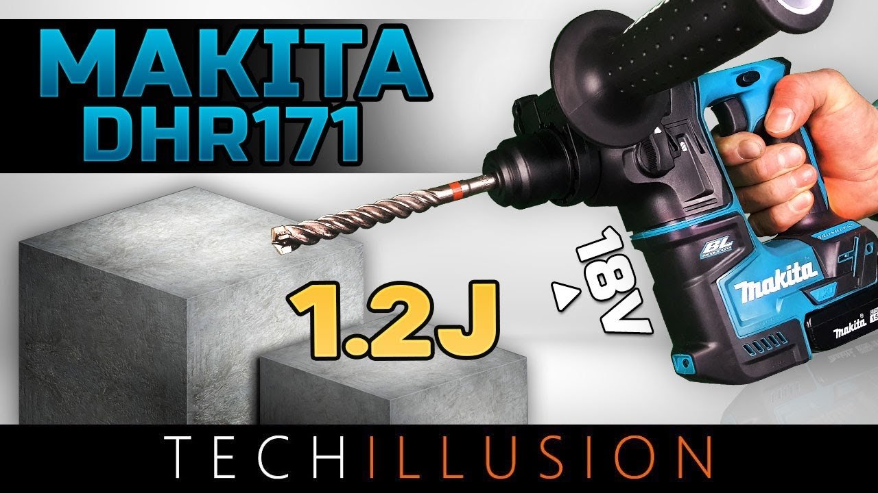 🔥DER KLEINSTE 18V Akku-Bohrhammer DHR171 von MAKITA! - Makita DHR171 im Test