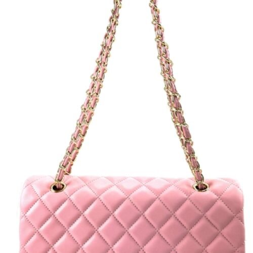 Gepolsterte Kunstleder-Handtasche