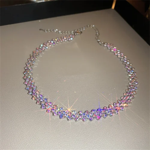 Strass-Choker-Halskette