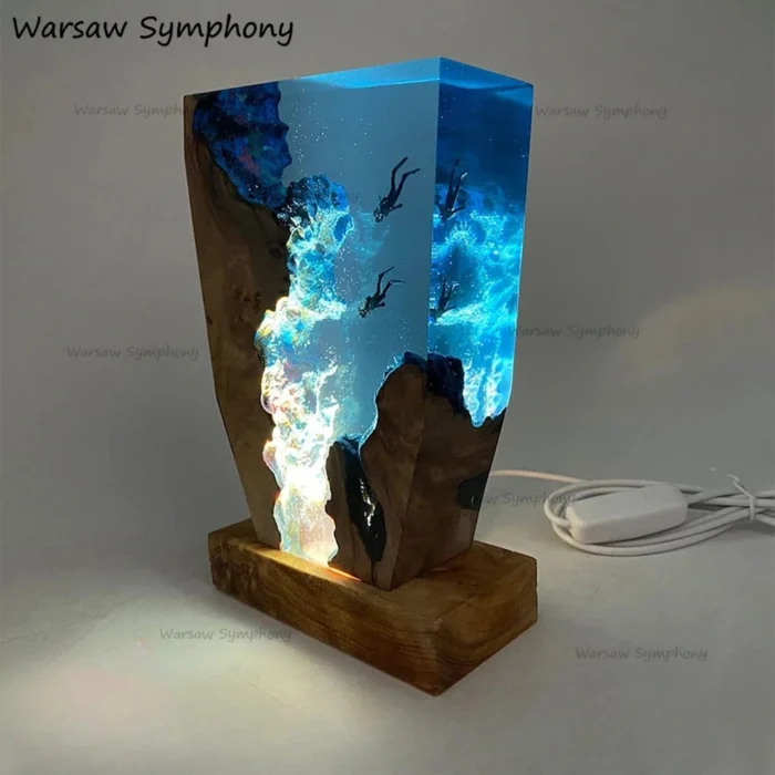 Magische Tiefsee Tischlampe