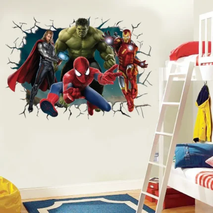 3D Marvel Deko für Jungs