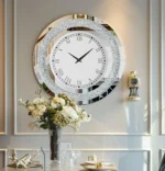 Luxuriöse Spiegel Wanduhr