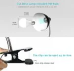 Westcraft LED Klemmleuchte Weiß – Clip‑Lampe Schreibtisch - Image 8