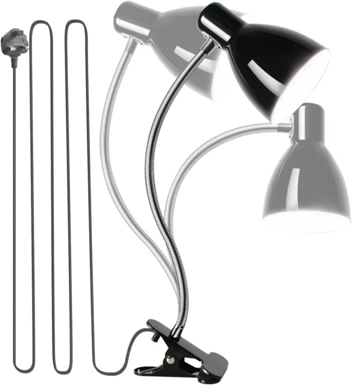 Westcraft LED Klemmleuchte Weiß – Clip‑Lampe Schreibtisch - Image 3