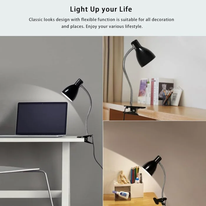 Westcraft LED Klemmleuchte Weiß – Clip‑Lampe Schreibtisch - Image 5