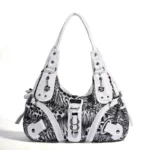 Women Handbags Leopard Bag Top-handle Handbag Fashion Satchel Dumpling Pack Shoulder Bag Tote Bag Hobos Large Purse – Bild 17