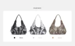 Women Handbags Leopard Bag Top-handle Handbag Fashion Satchel Dumpling Pack Shoulder Bag Tote Bag Hobos Large Purse – Bild 34