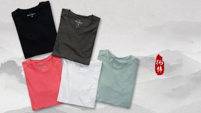 3007 Cotton T-shirt Men Excellent Quality Slub Cotton Solid Color Summer Japan Style Harajuku Male Comfortable Soft Pullover Tee – Bild 13