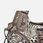 Women Handbags Leopard Bag Top-handle Handbag Fashion Satchel Dumpling Pack Shoulder Bag Tote Bag Hobos Large Purse – Bild 31