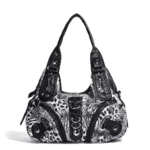 Women Handbags Leopard Bag Top-handle Handbag Fashion Satchel Dumpling Pack Shoulder Bag Tote Bag Hobos Large Purse – Bild 10