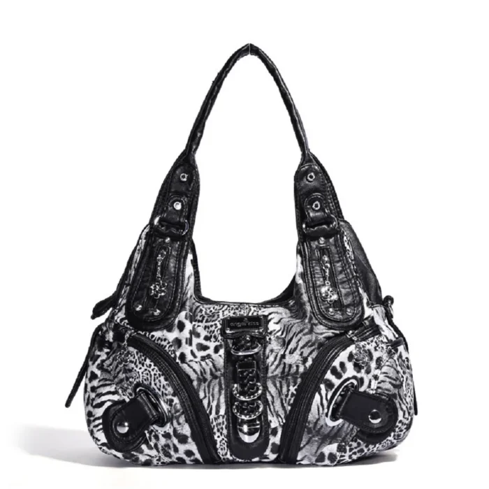 Women Handbags Leopard Bag Top-handle Handbag Fashion Satchel Dumpling Pack Shoulder Bag Tote Bag Hobos Large Purse – Bild 10