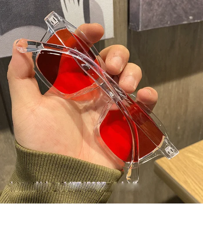 2024 RMM brand high-quality new polygon meter nail square sunglasses Fashion men hip hop glasses retro sunglasses women - Image 16