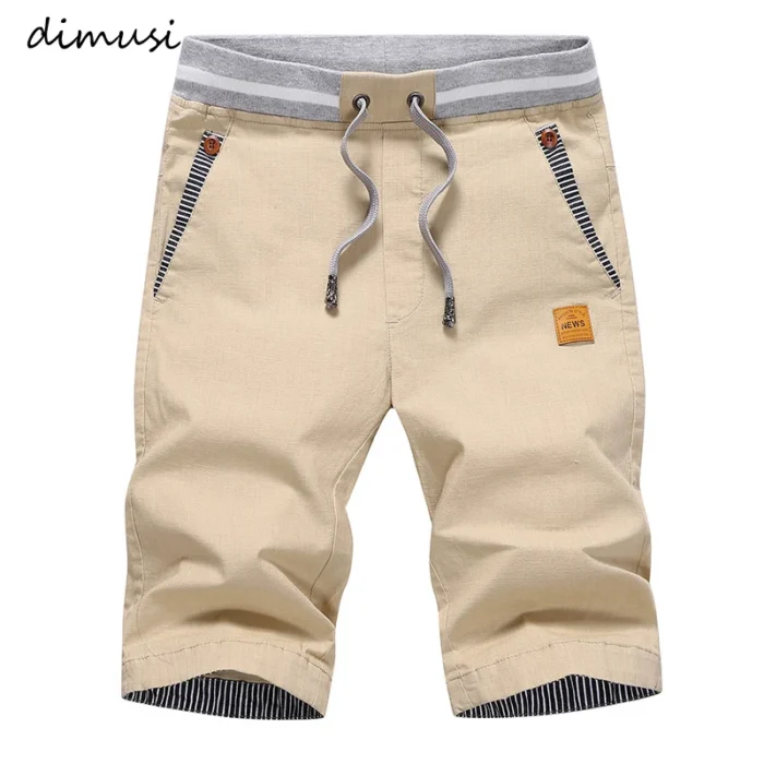 DIMUSI Summer Cargo Shorts Mens Casual Elastic Waist Sports Beach Shorts Male Fashion Breathable Shorts homme Clothing 4XL,YA869 - Image 1