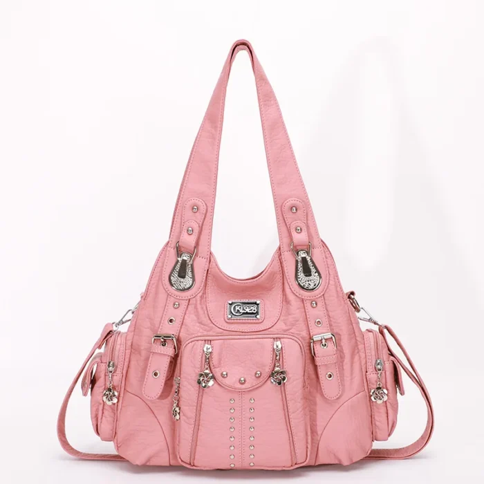 Angelkiss Bag Women Fashion Handbags Women Shoulder Bags PU Leather Handbag Female Satchel Big Shoulder Purse Bag bolsa feminina – Bild 10