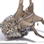 Women Handbags Leopard Bag Top-handle Handbag Fashion Satchel Dumpling Pack Shoulder Bag Tote Bag Hobos Large Purse – Bild 29