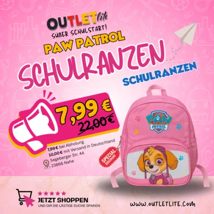 Paw Patrol Schulrucksack für Mädchen