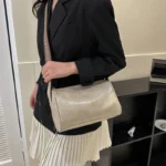 Vintage PU Leather Boston Women Small Handbag and Purse Fashion Designer Crossbody Bag Female Casual Travel Pillow Shoulder Bag – Bild 23