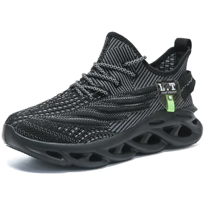 YRZL Men Sports Running Black Jogging Shoes Casual Sneakers Outdoor Breathable Mesh Women Light Shock-absorption Sneakers Men – Bild 7