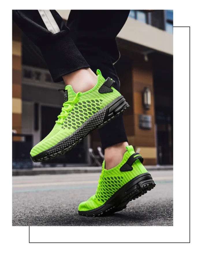 YRZL Men's Running Shoes 2024 Mens Sneakers Shoes Mesh Breathable Outdoor Tennis Walking Gym Shoes for Men Plus Size 40-47 – Bild 27