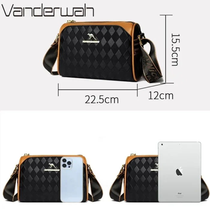 Luxury Women's Handbag Designer Women's High Quality Soft Square Bag Fashion Trend  Crossbody Bags for Women 2024 Shoulder Bag – Bild 2