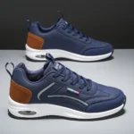 Walking Shoes Men Leather Trendy Outdoor Casual Surface Sneakers Lace-up 2025 New Luxury Design Tennis Shoes for Man – Bild 18