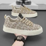 Designer Men Shoes New Prints Male Sneakers Canvas Shoes for Men Trendy Street Skateboard Shoes Spring Autumn Lace Male Footwear - Image 3
