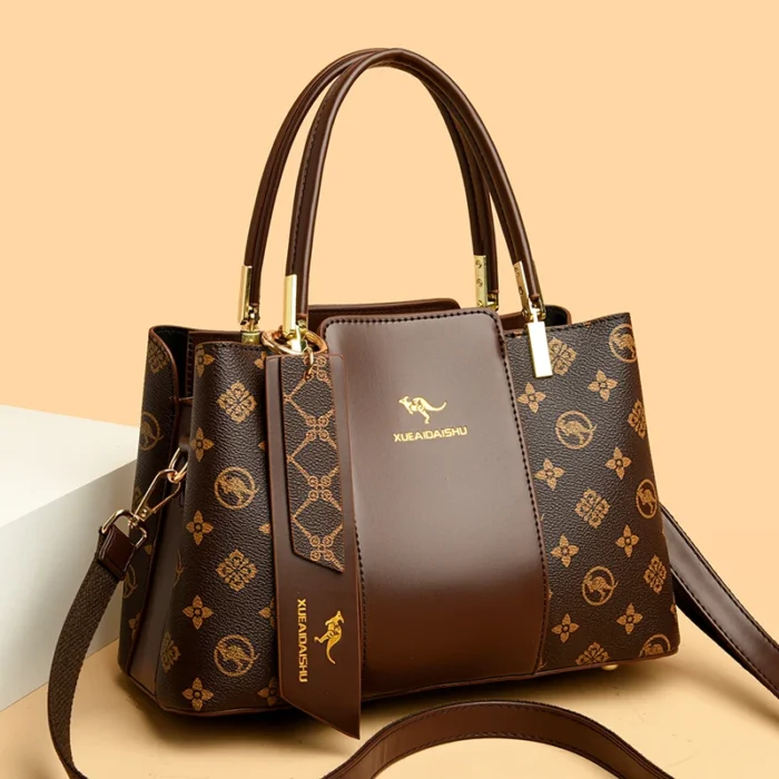Luxury Handbag Fashion Print Large Capacity Soft Leather Women Shoulder Crossbody Bag Leisure Designer Ladies Purses and Handbag – Bild 19