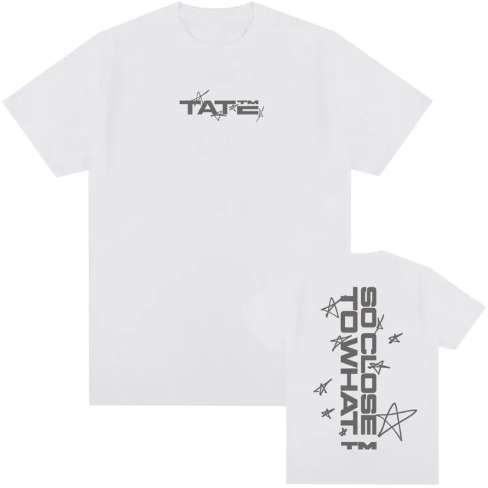 Tate McRae So Close To What Tshirts 2025 New Album Graphic T-shirt Cotton Short Sleeve Summer Tee-shirt Men Women Clothing Male – Bild 2