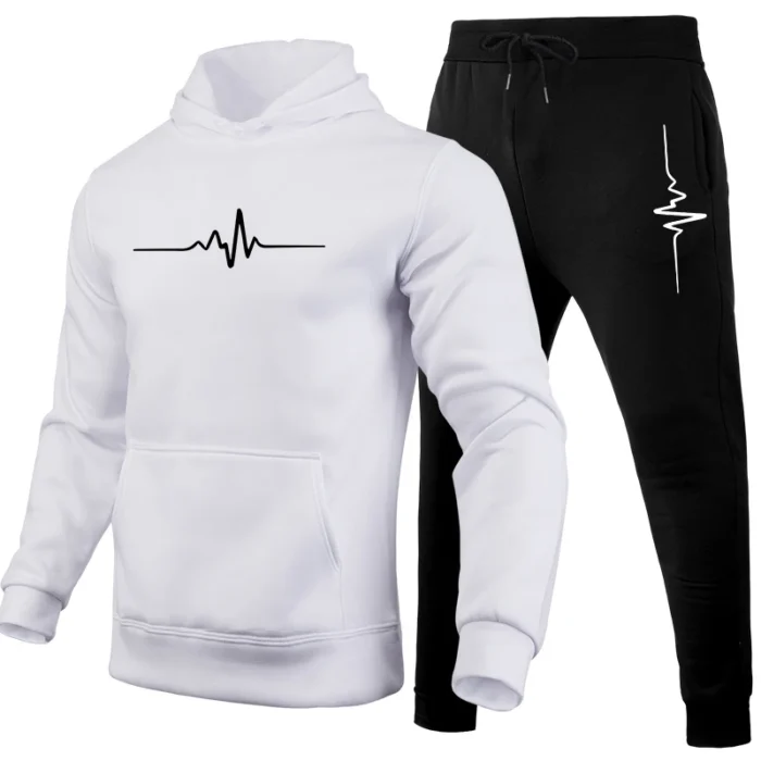 Jogging Fashion Hot Sale Men's Tracksuit Outdoors Men Daily Comfortable Hooded Sportswear and Sweatpants Man Sports Suits Simple - Image 23