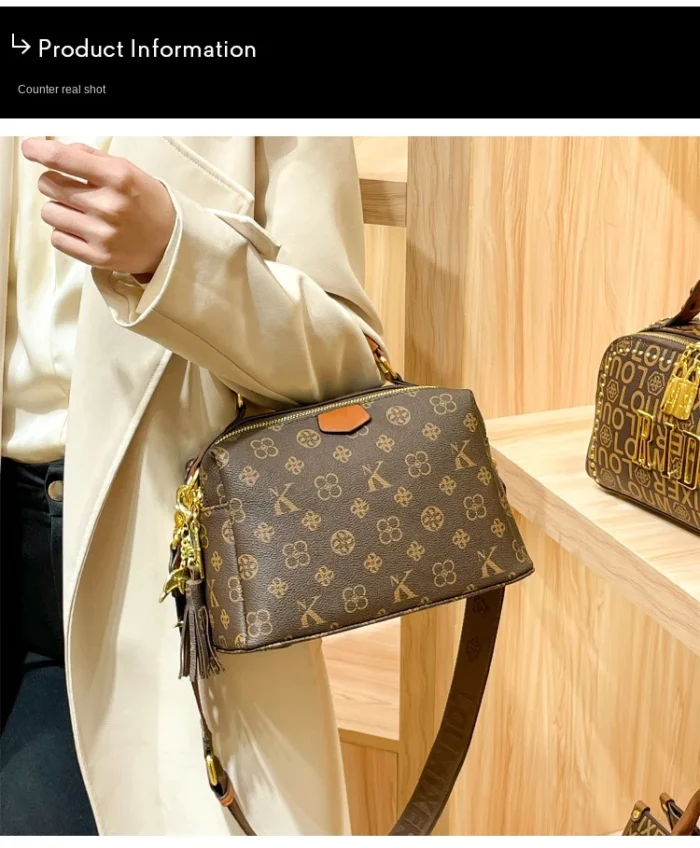 Women's handbag 2025 new autumn and winter designer shoulder crossbody bag, fashionable and high-end pillow bag - Image 10