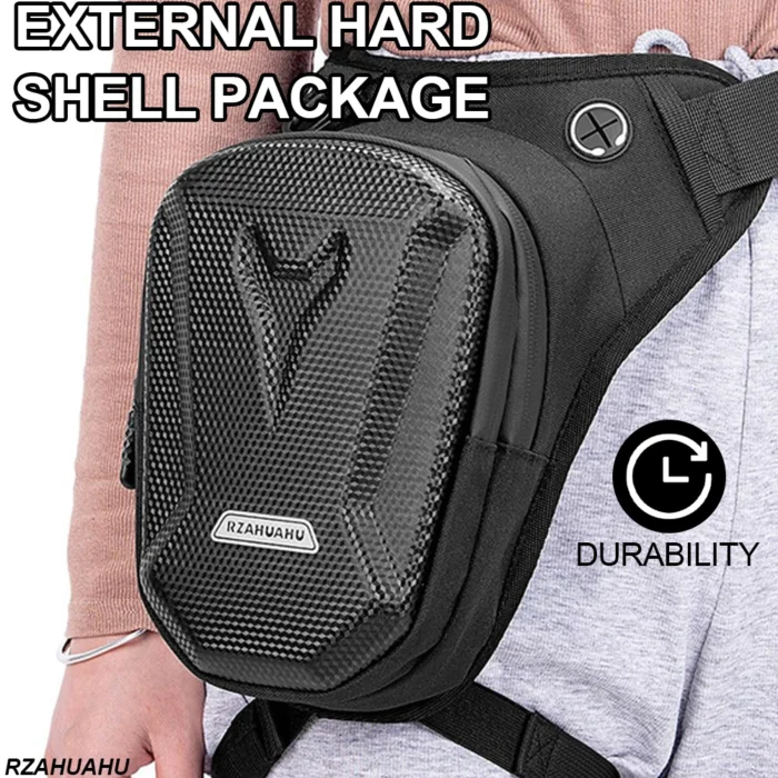 Motorbike Waterproof Waist Leg Bag Motorcycle EVA Hard Shell Cell/Mobile Phone Purse Packs Motorcycle Equipment – Bild 11