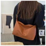 Vintage Pillow Design PU Leather Boston Handbag for Women Casual Large Capacity Shoulder Crossbody Bags Fashion Shopper Totes – Bild 23