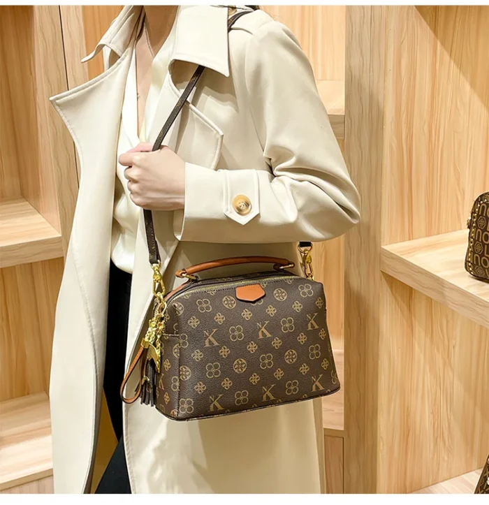 Women's handbag 2025 new autumn and winter designer shoulder crossbody bag, fashionable and high-end pillow bag - Image 11