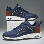Walking Shoes Men Leather Trendy Outdoor Casual Surface Sneakers Lace-up 2025 New Luxury Design Tennis Shoes for Man