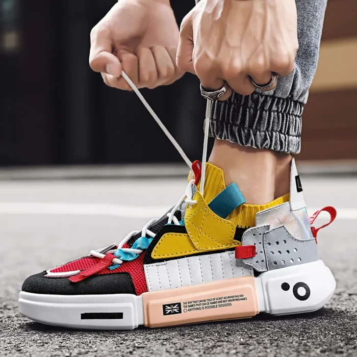 Shoes men Sneakers Male casual Mens Shoes tenis Luxury shoes Trainer Race Breathable Shoes fashion loafers running Shoes for men – Bild 6
