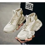 Shoes for men New High-top Beige Men Sneakers Chunky Men Shoes Heighten Fashion Casual Plus Size Damping Tennis Shoes Zapatillas – Bild 34