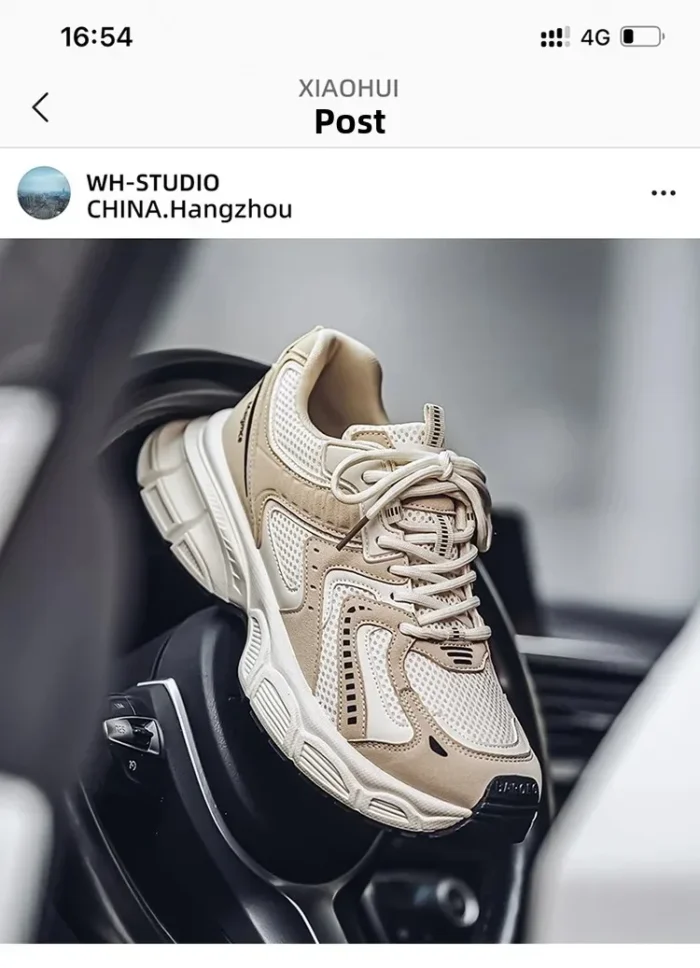 Comfortable Men's Casual Running Shoes Summer New Style Dad Shoes Breathable Hollow out Design Sporty Trendy All Season Shoes - Image 9