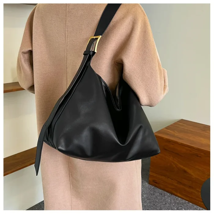 Vintage Pillow Design PU Leather Boston Handbag For Women Casual Large Capacity Shoulder Crossbody Bags Fashion Shopper Totes – Bild 18
