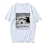 Radiohead T Shirt Men Vintage Classic Tees North America Tour Rock Boy Camisetas Hombre Hip Hop Unisex 100%Cotton Oversized Tops - Image 9