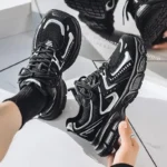 Comfortable Men's Casual Running Shoes Summer New Style Dad Shoes Breathable Hollow out Design Sporty Trendy All Season Shoes - Image 4