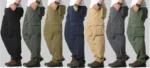 Cargo Pants Men Military Work Overalls Loose Straight Tactical Trousers Multi-Pocket Baggy Casual Cotton Slacks Pants – Bild 15