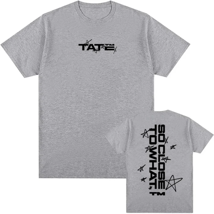 Tate McRae So Close To What Tshirts 2025 New Album Graphic T-shirt Cotton Short Sleeve Summer Tee-shirt Men Women Clothing Male – Bild 5