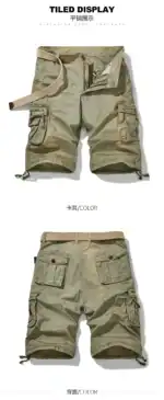 Outdoor Mens Casual Hiking Cargo Fishing Shorts Male Slim Workout Shorts Lightweight Short Pants Summer Quick Drying Work Shorts – Bild 23