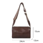 Vintage PU Leather Boston Women Small Handbag and Purse Fashion Designer Crossbody Bag Female Casual Travel Pillow Shoulder Bag – Bild 31