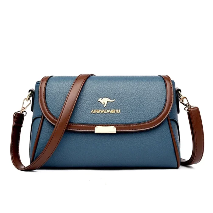 Solid Color High Quality Leather Small Shoulder Bagsfor Women 2024 New Messenger Bags with StrapDesigner Crossbody Bag Sac AMain – Bild 11