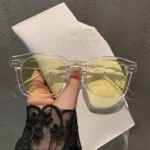 Square Vintage Sunglasses Woman Brand Designer Retro Sun Glasses Female Fashion Rivet Red Blue Mirror Style Oculos De Sol – Bild 7