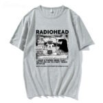 Radiohead T Shirt Men Vintage Classic Tees North America Tour Rock Boy Camisetas Hombre Hip Hop Unisex 100%Cotton Oversized Tops - Image 18