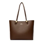 High Quality Brand Solid Color Handbag Soft PU Leather Shoulder Bags for Women Large Capacity Female Shopping Commuting Tote Sac – Bild 9