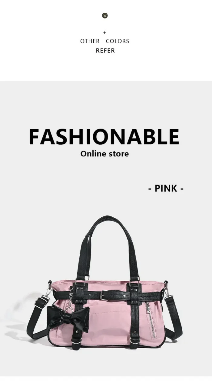 Women Luxury Designer Handbag Pillow Bow Decoration Underarm Bags Purses 2024 New Fashion Large Capacity Shoulder Crossbody – Bild 13