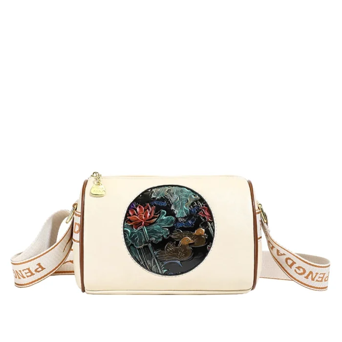 Fashion Women's Crossbody Bags Luxury Handbag Vintage Embossed Boston Bag Designer Pillow Purse Bucket Trend Female Shoulder Bag – Bild 9
